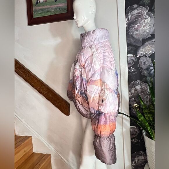 Free people movement In A Bubble Shine Jacket/ size L - Picture 8 of 11